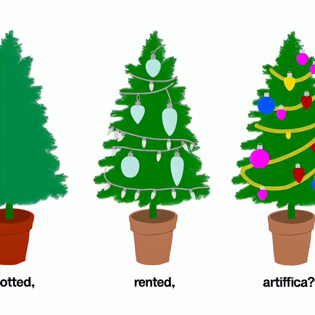 Ekologiczna choinka: donica, wynajem czy sztuczna?