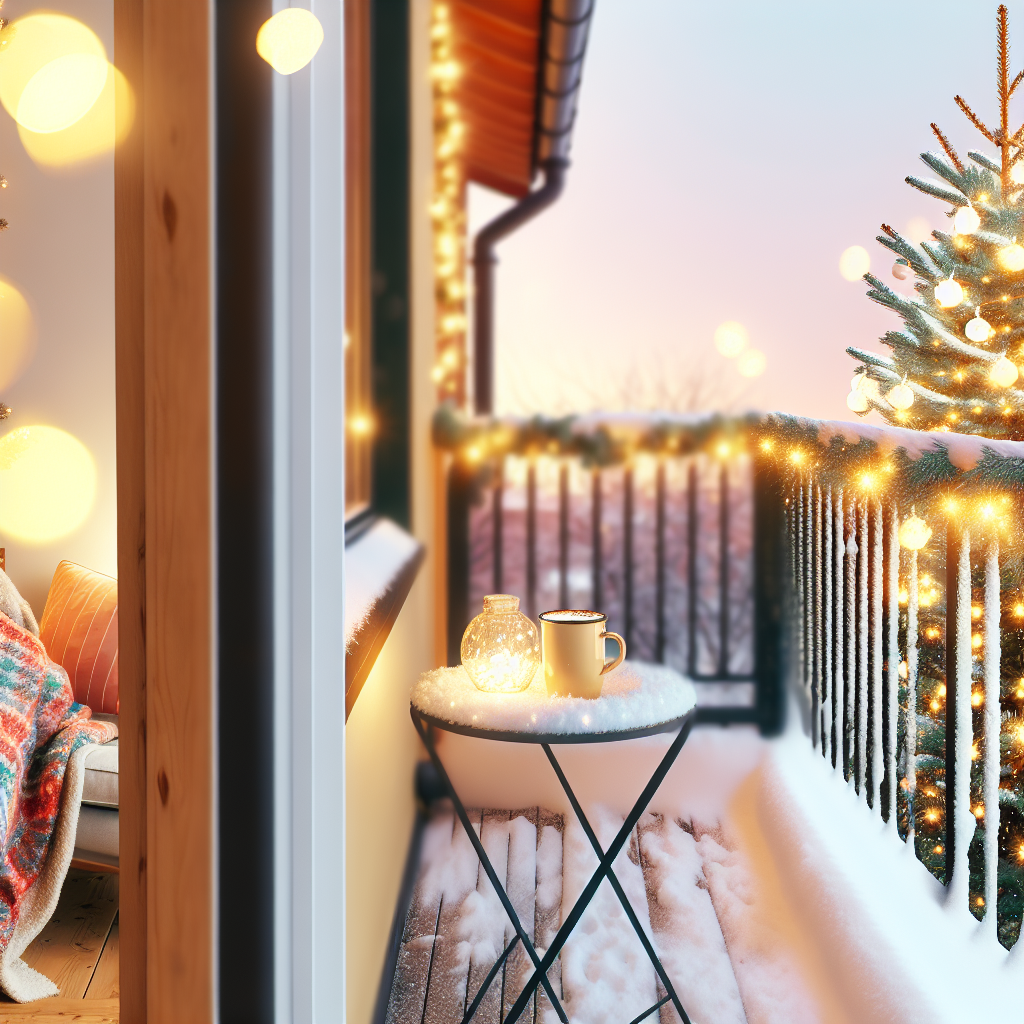 Świąteczne drzewko na balkon – pomysły i inspiracje