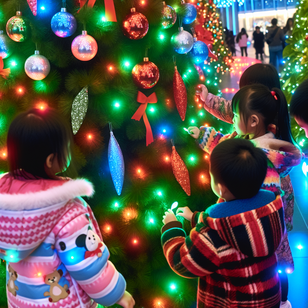 Choinka a dzieci – bezpieczne lampki i ozdoby
