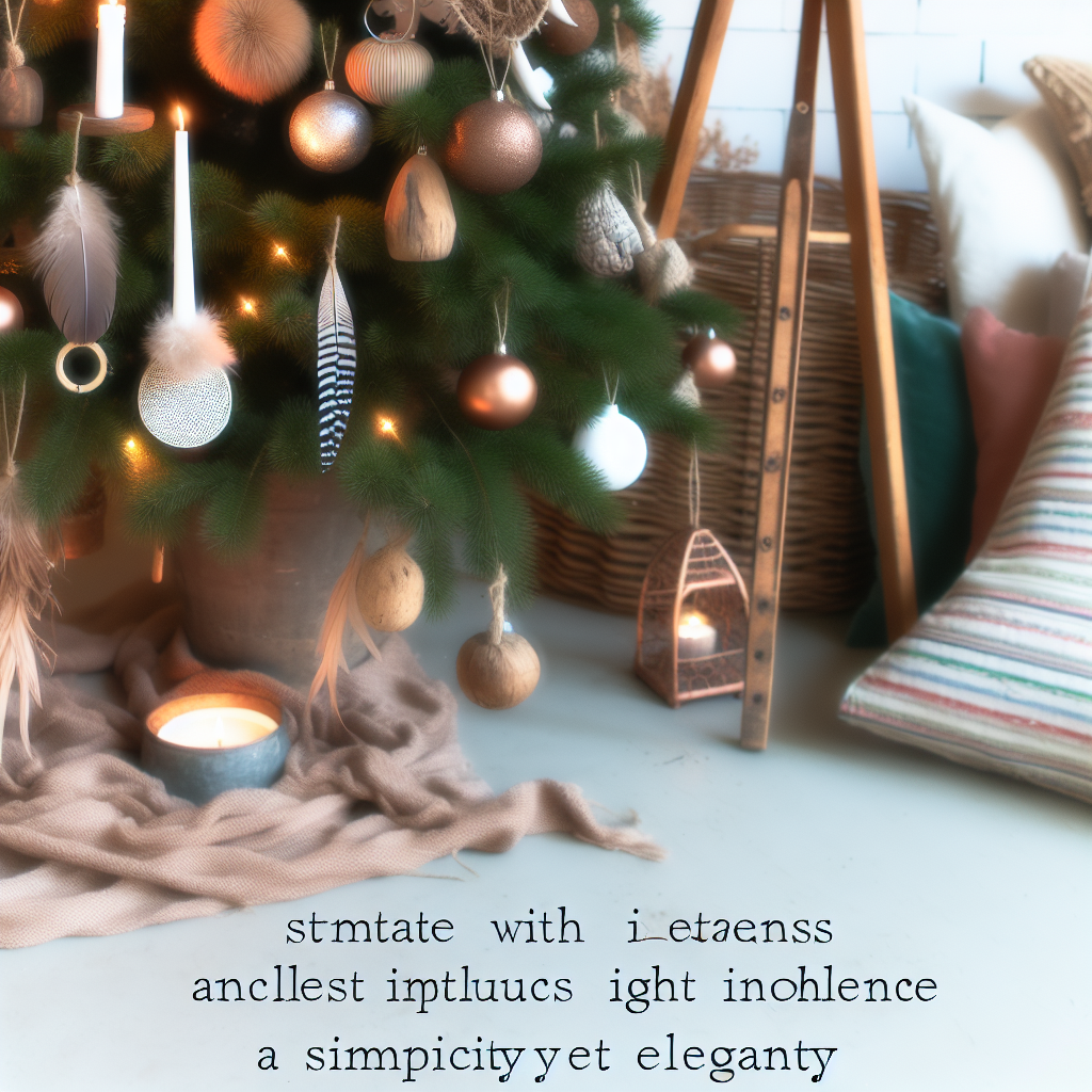 Choinka skrojona pod styl boho – przewodnik