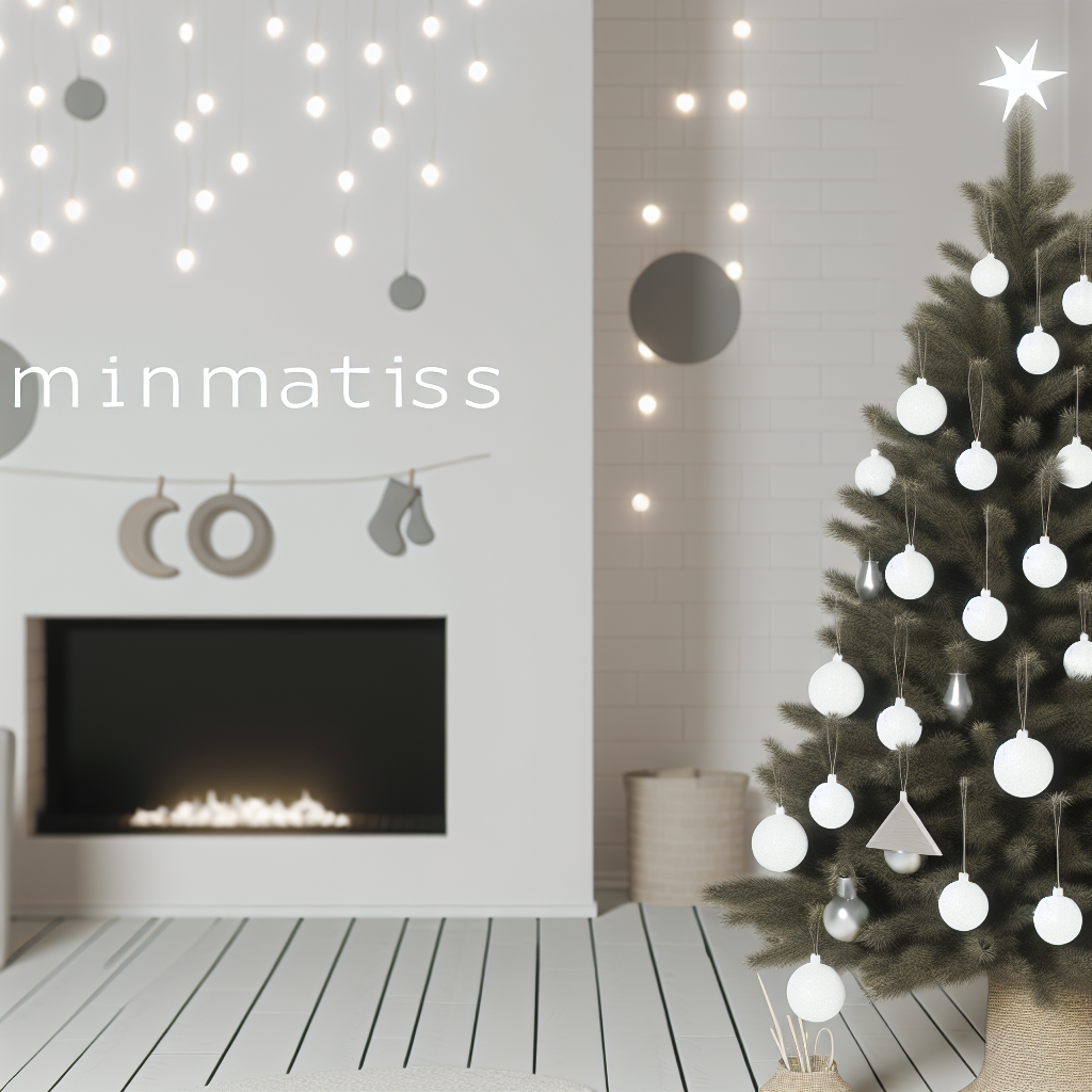 Minimalistyczna choinka – mniej znaczy więcej