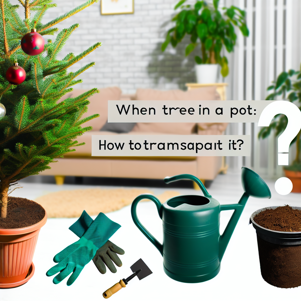 Choinka w donicy: kiedy i jak przesadzić?