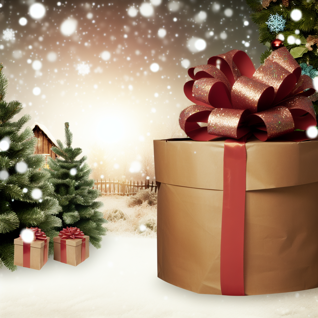 Zamów choinkę na prezent – eleganckie pakowanie