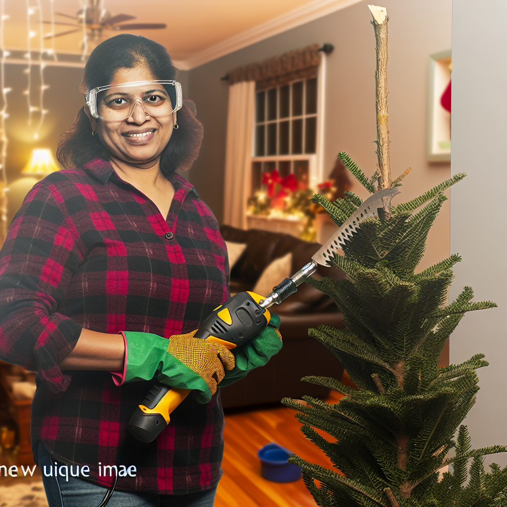 Czy można skrócić pień choinki samodzielnie?