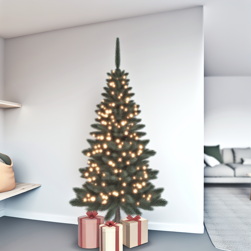 Choinka w kawalerce – pomysły oszczędzające miejsce