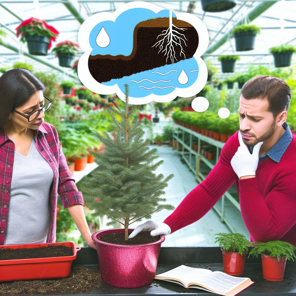 Czy choinka doniczkowa potrzebuje drenażu?