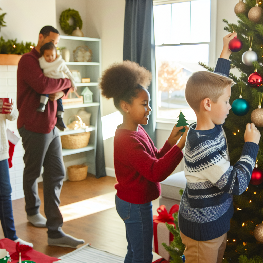 Choinka w domu z dziećmi – strefy bezpiecznych ozdób