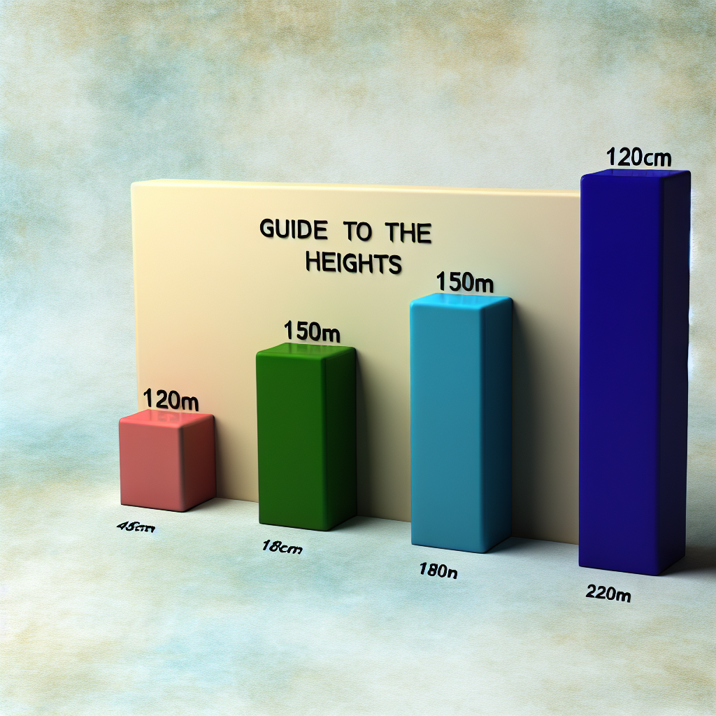 Przewodnik po wysokościach: 120, 150, 180, 220 cm