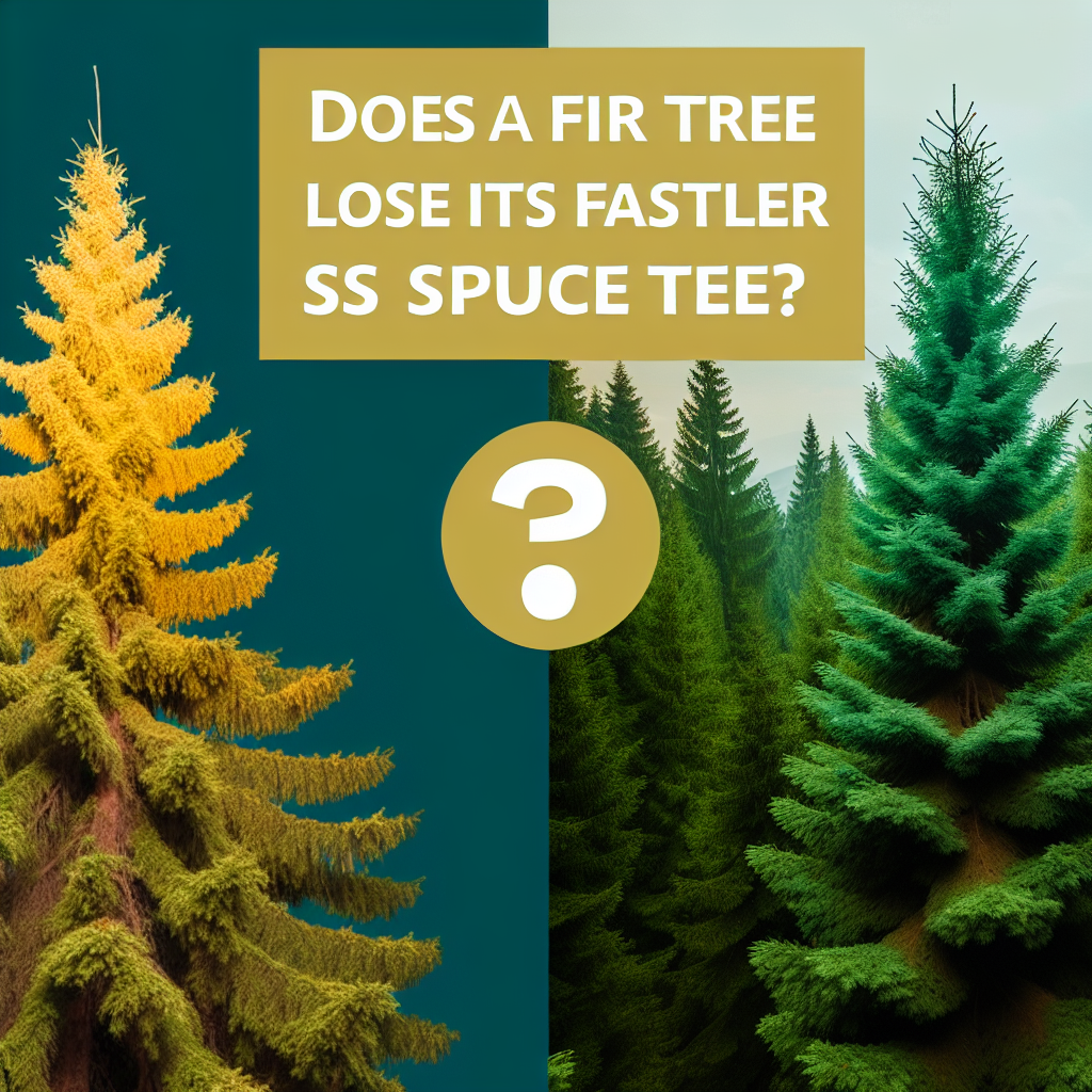 Czy jodła gubi igły szybciej niż świerk?