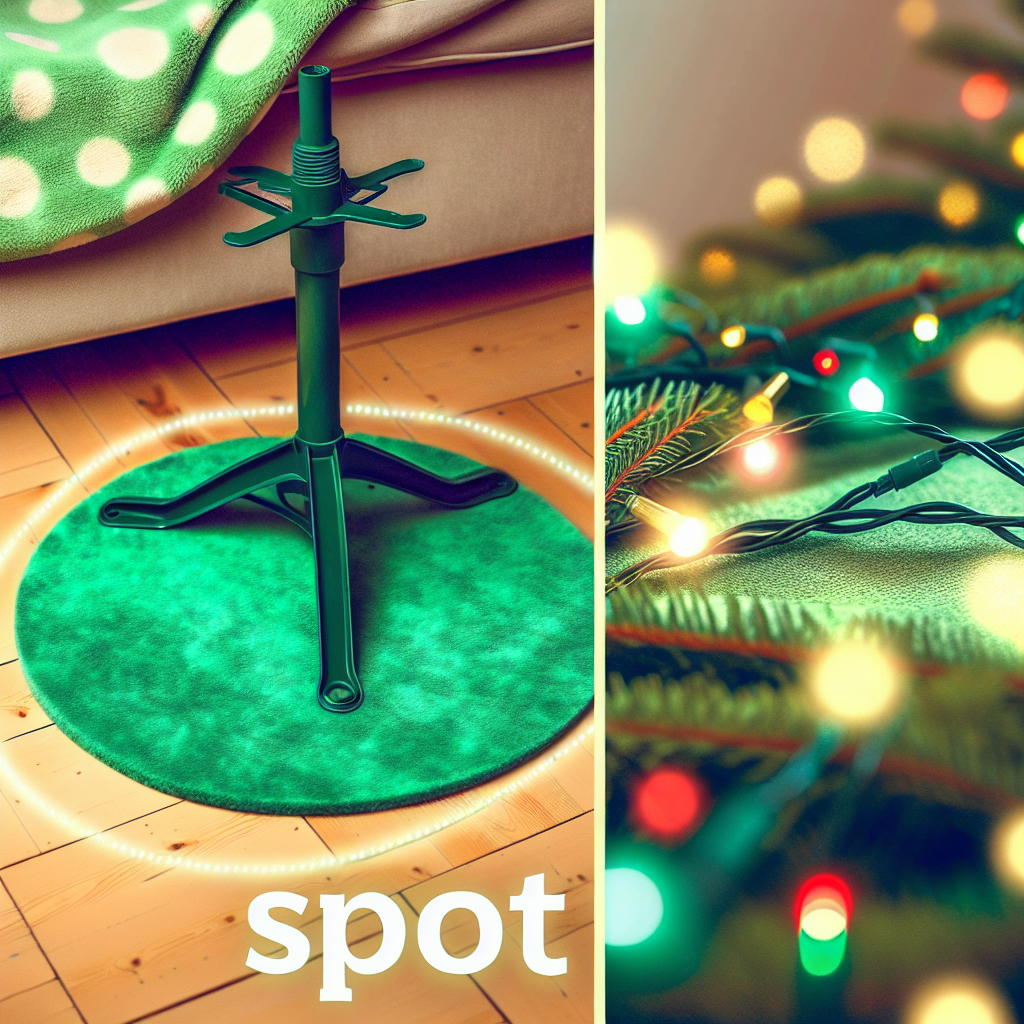 Jak przygotować miejsce pod choinkę – mata, stojak, oświetlenie