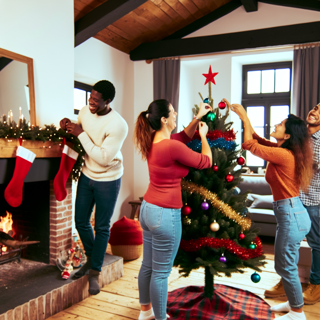 Jak działa montaż choinki na miejscu?