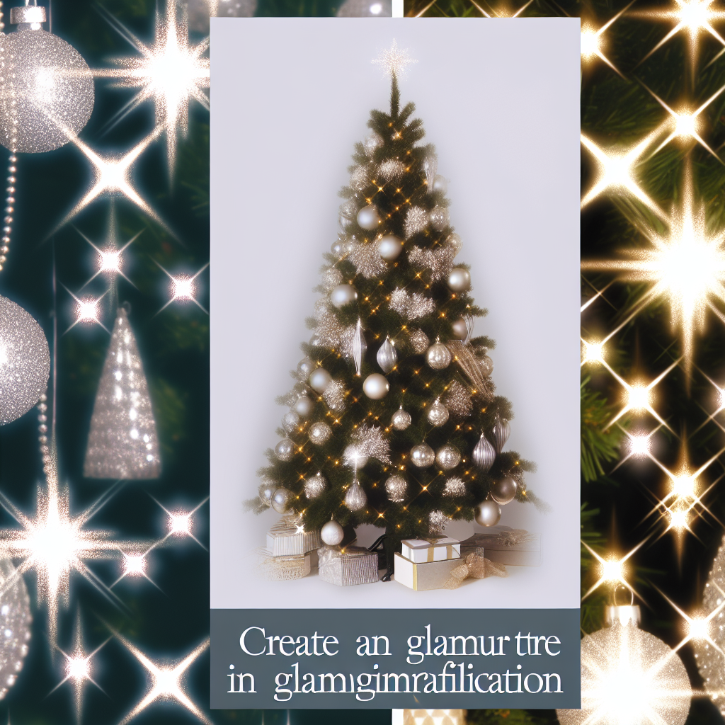 Choinka w stylu glamour – połysk z klasą