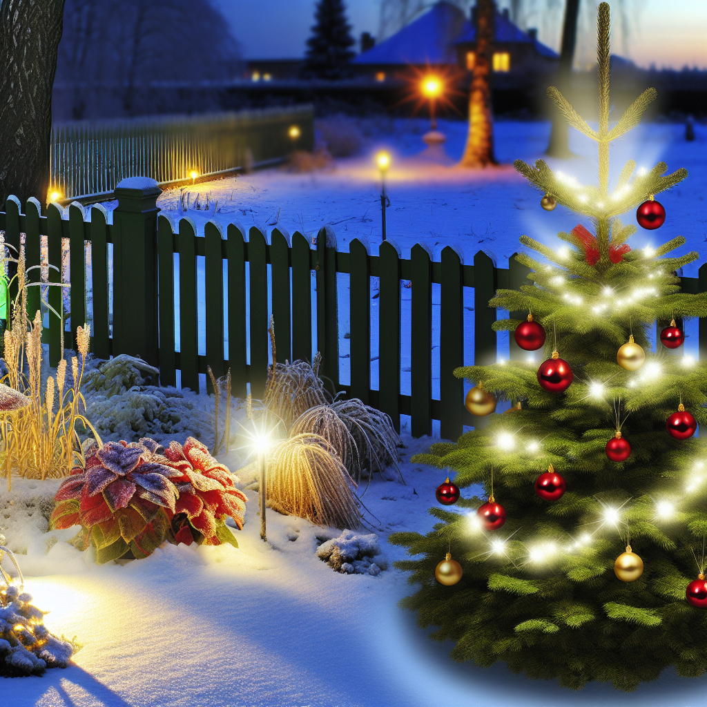 Choinka w ogrodzie – żywe drzewko jako stała dekoracja