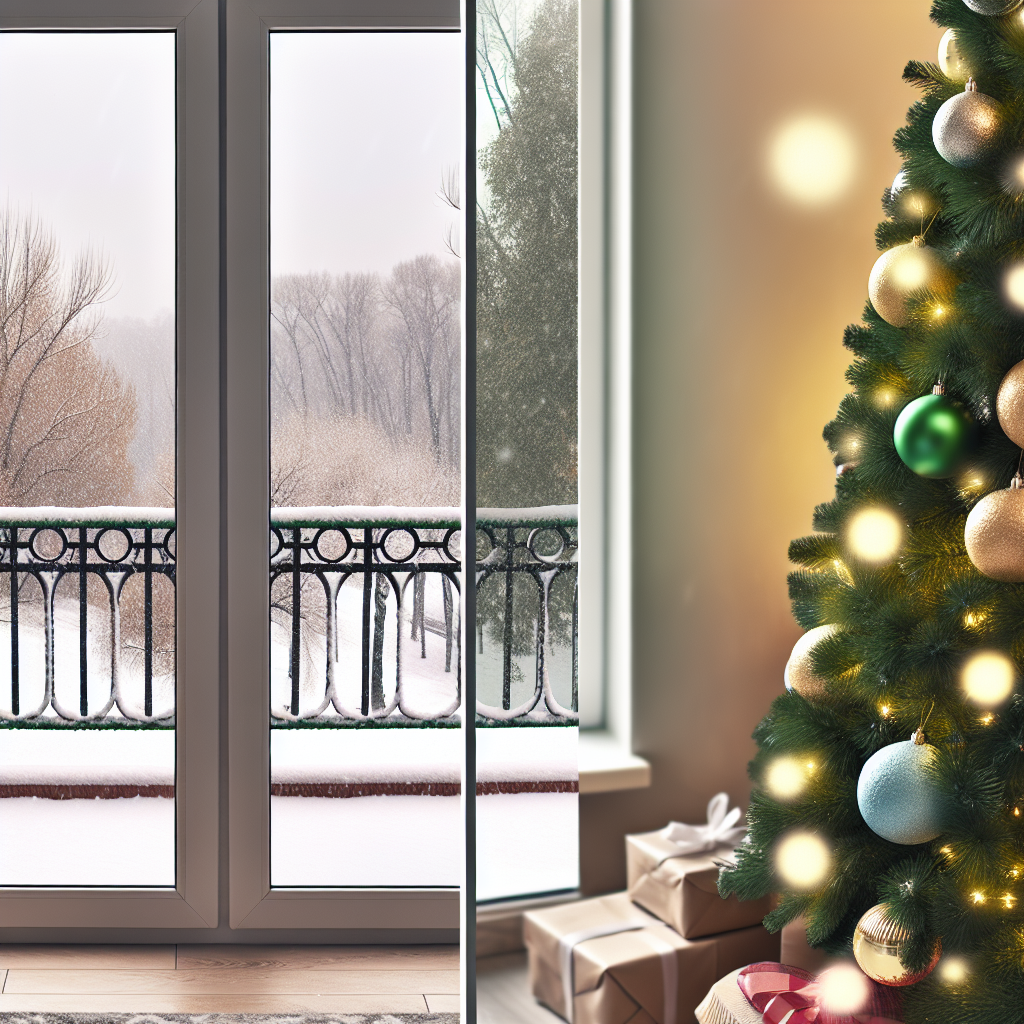 Czy choinka może stać przy oknie balkonowym?