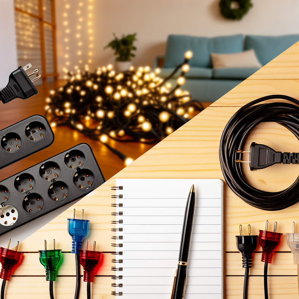 Jak wybrać bezpieczny przedłużacz do lampek?