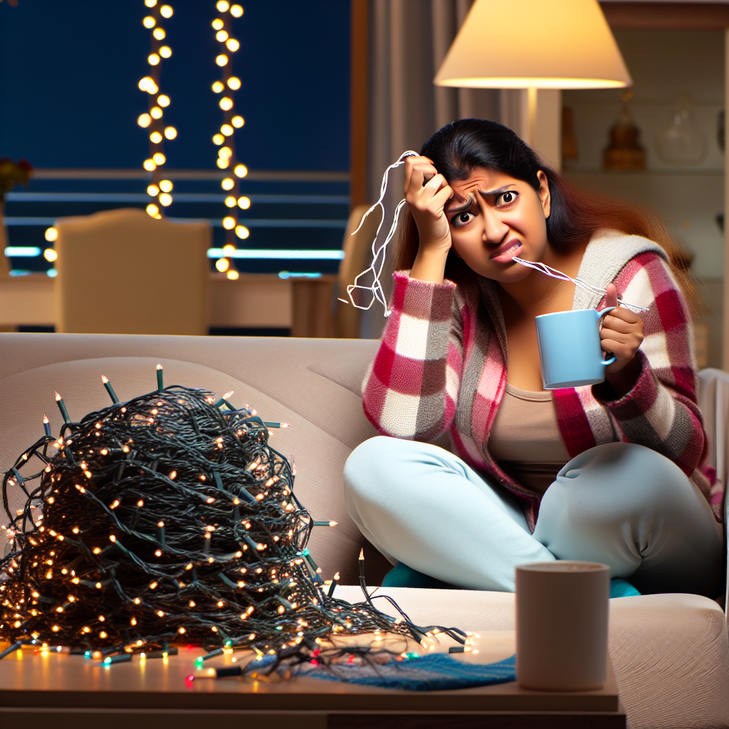 Jak rozplątać lampki bez nerwów?