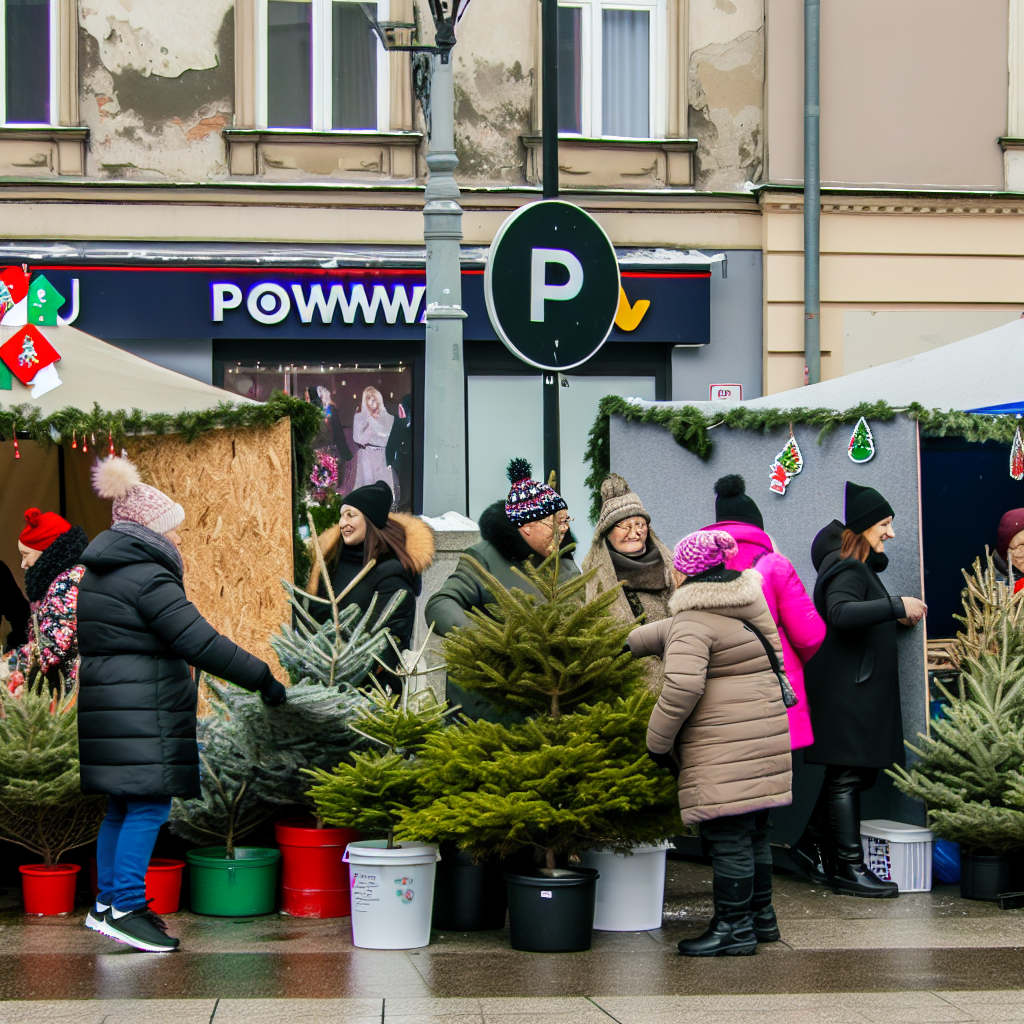 sprzedaż choinek poznań 2019