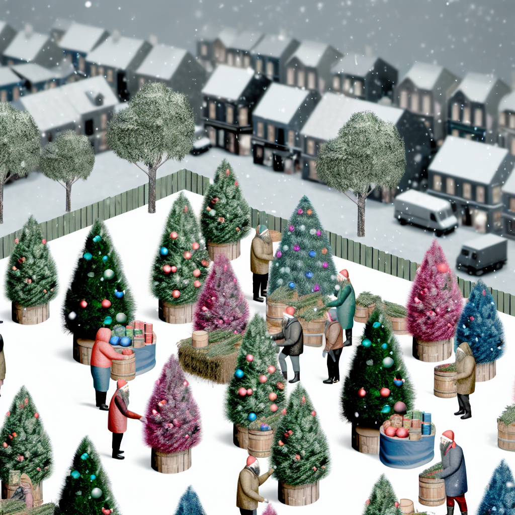 sprzedaż choinek tuchola