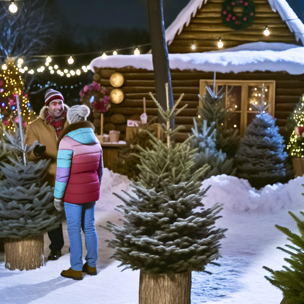 sprzedaż choinek świerklaniec