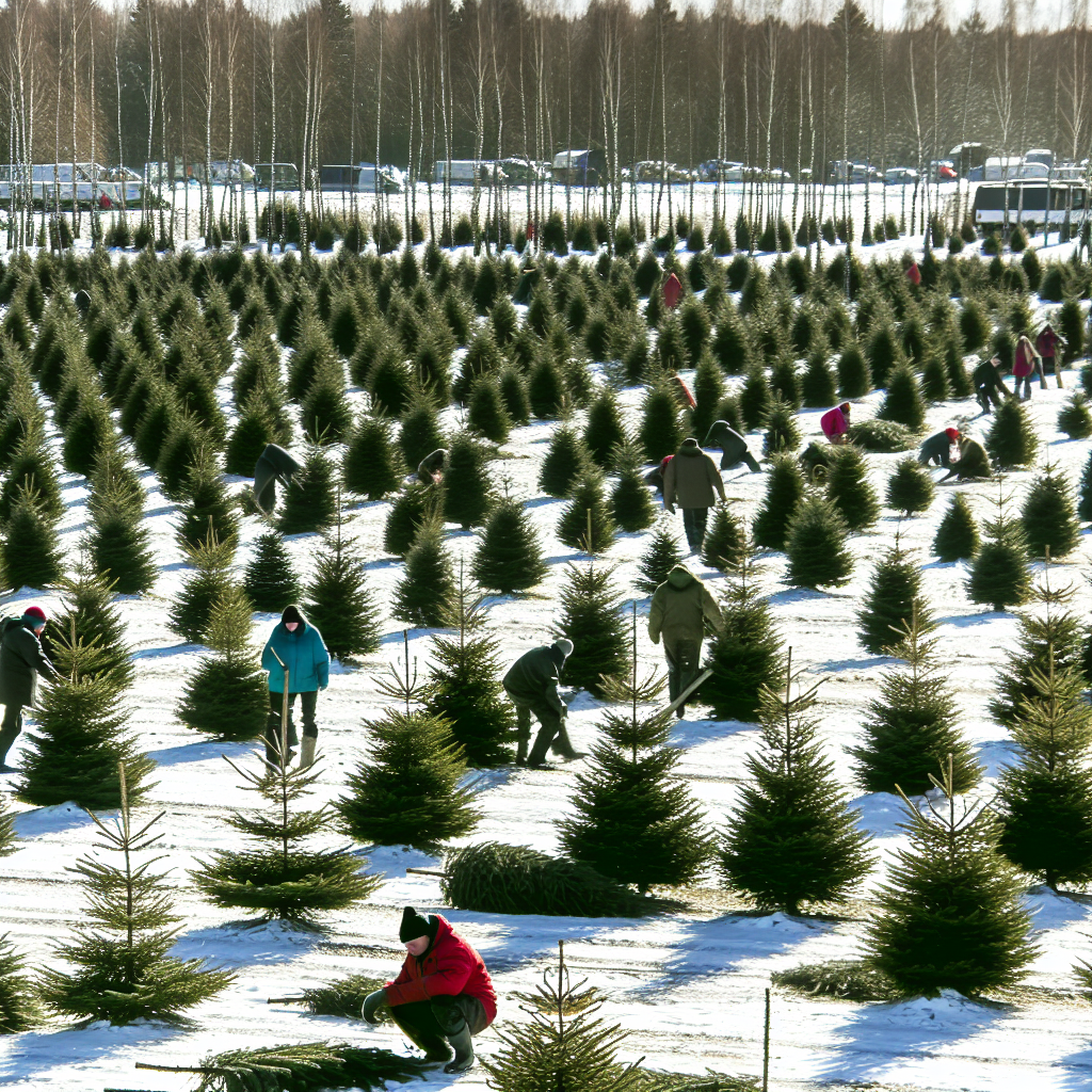 nadleśnictwo chrzanów sprzedaż choinek