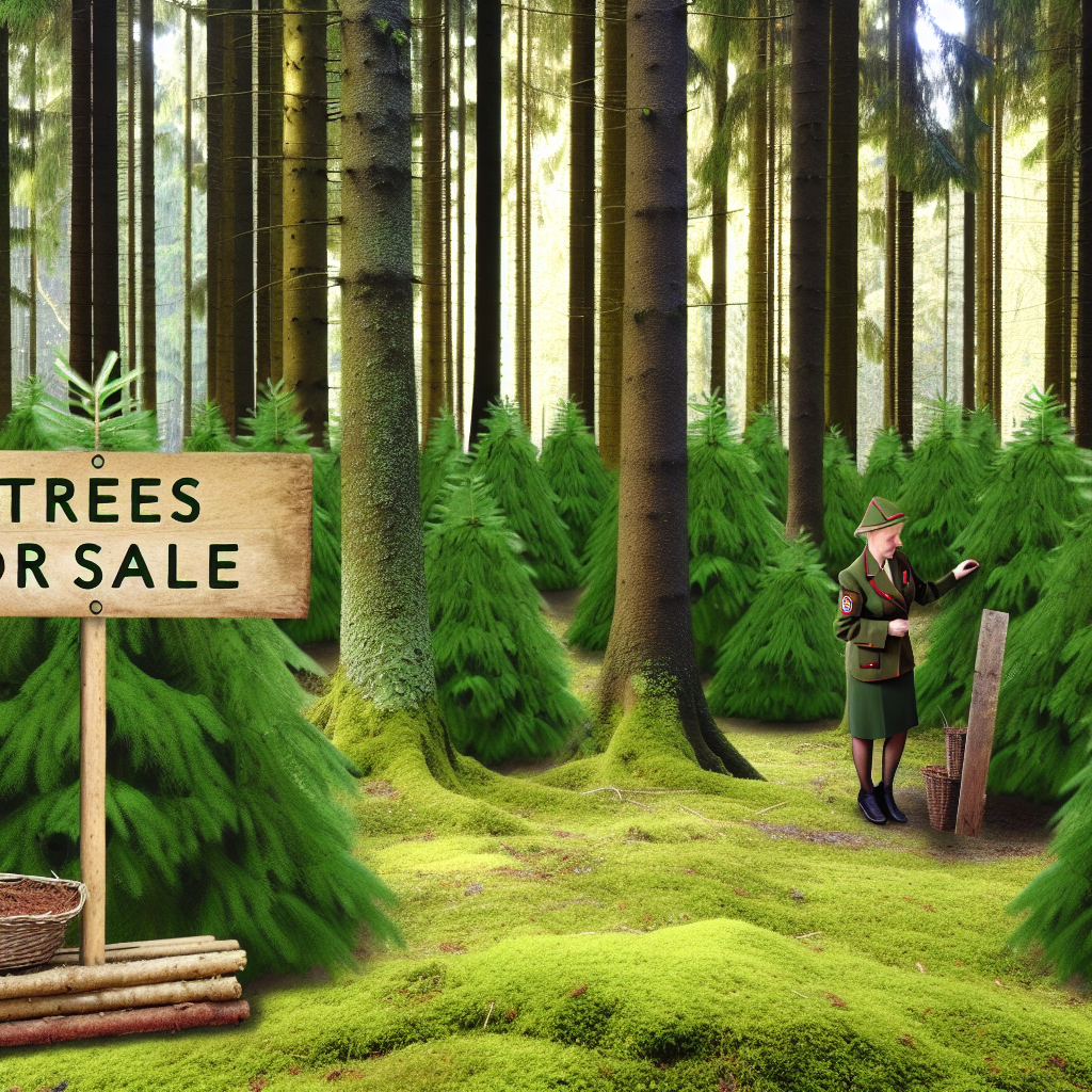 nadleśnictwo chojnów sprzedaż choinek