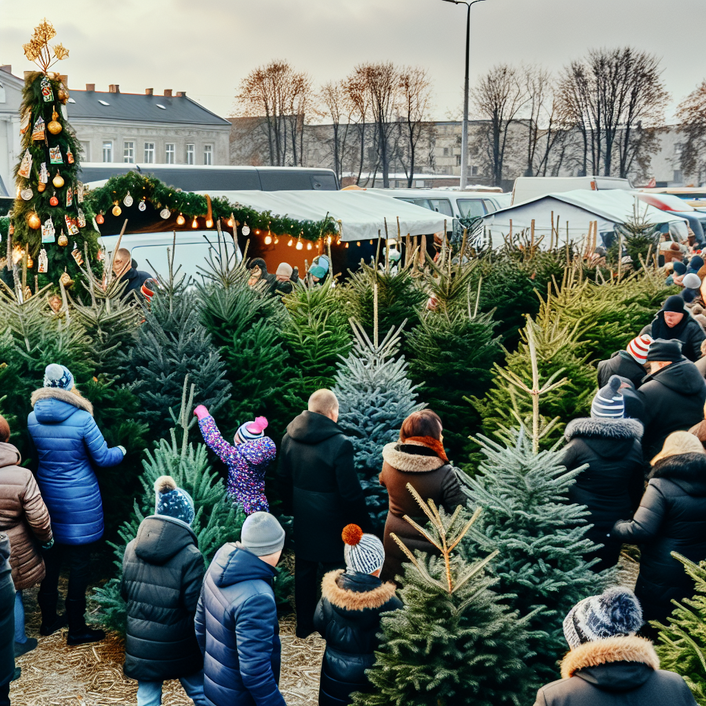 sprzedaż żywych choinek kielce