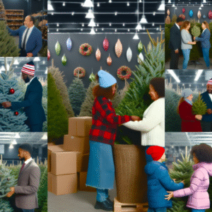 punkty sprzedaży choinek