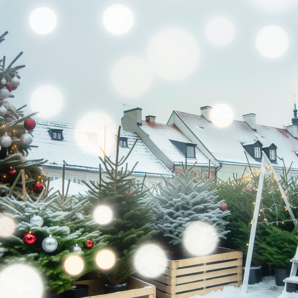 sprzedaż choinek nowy sącz