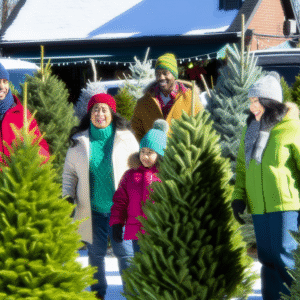 sprzedaż choinek przewalanka