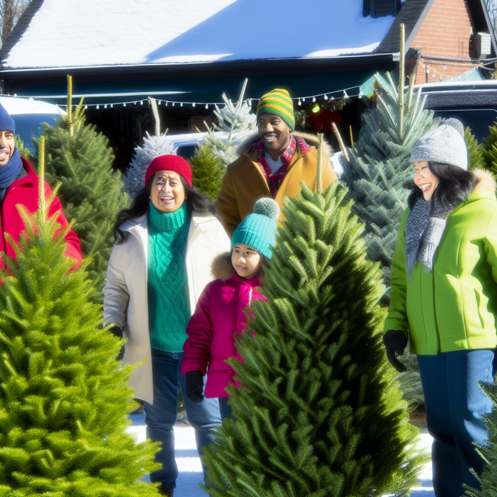 sprzedaż choinek przewalanka