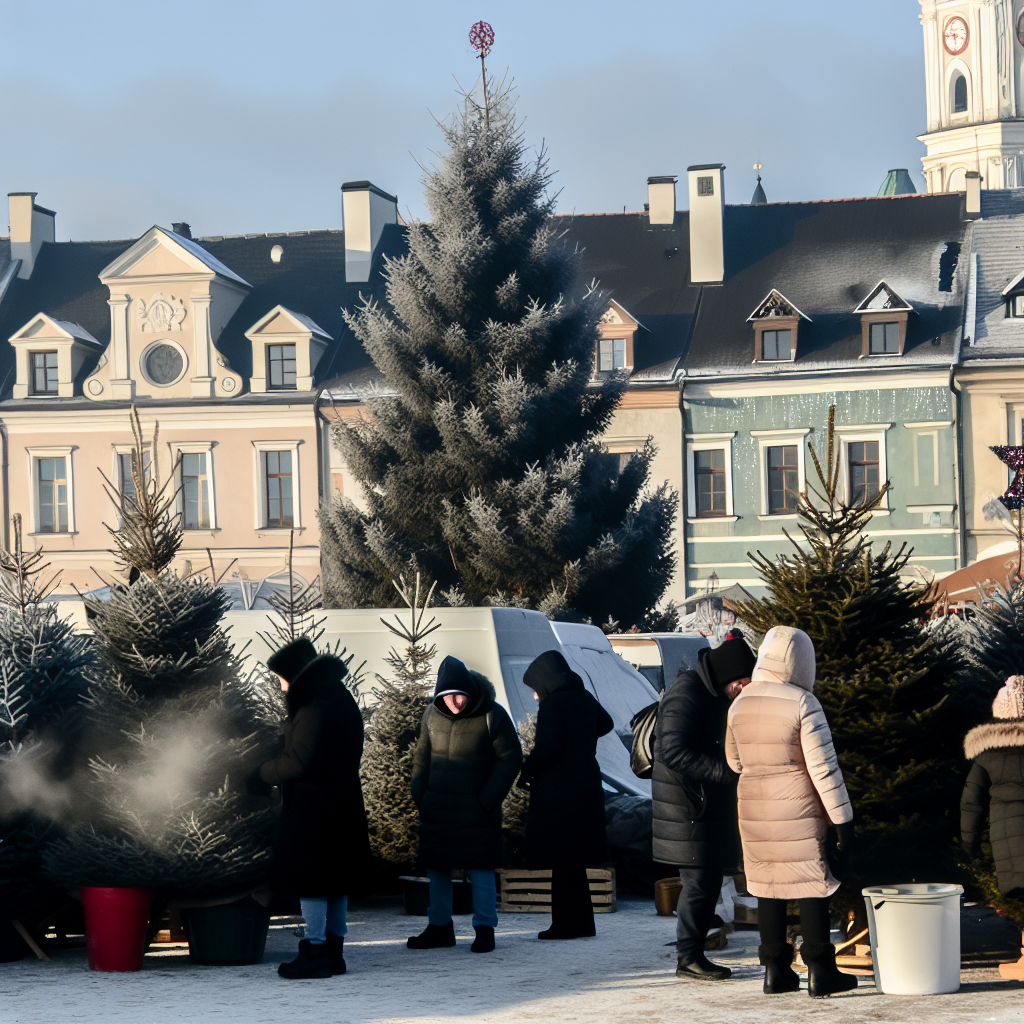 sprzedaż choinek suwałki