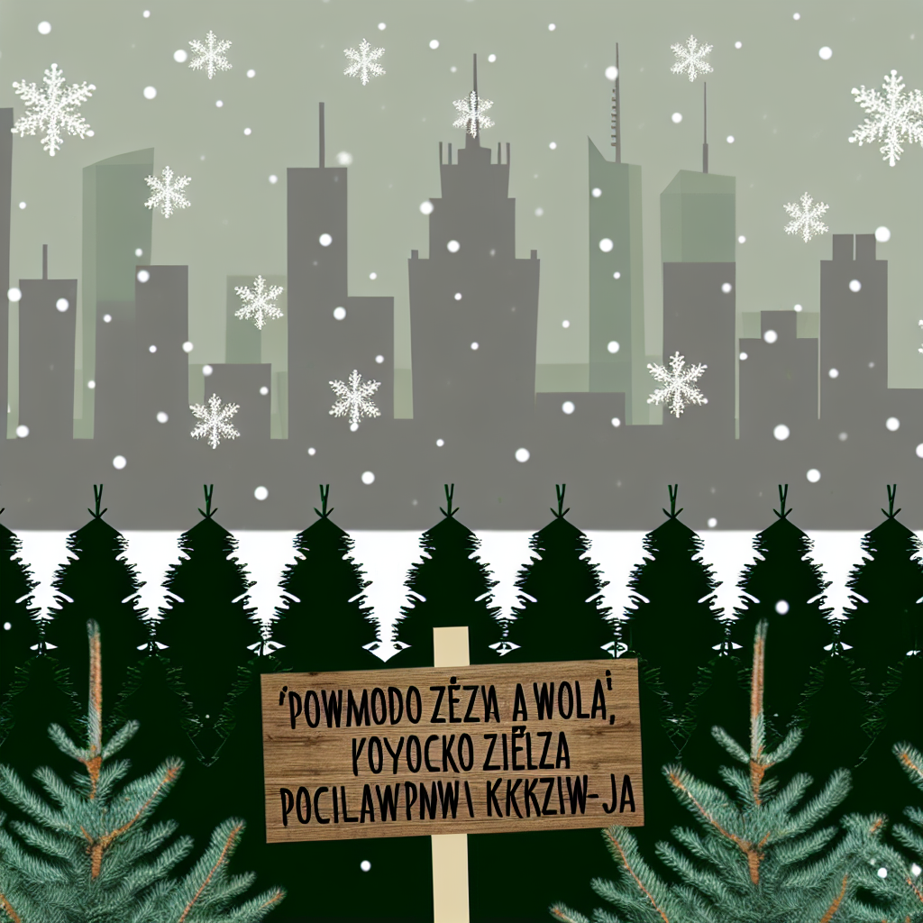 sprzedaż choinek warszawa wola