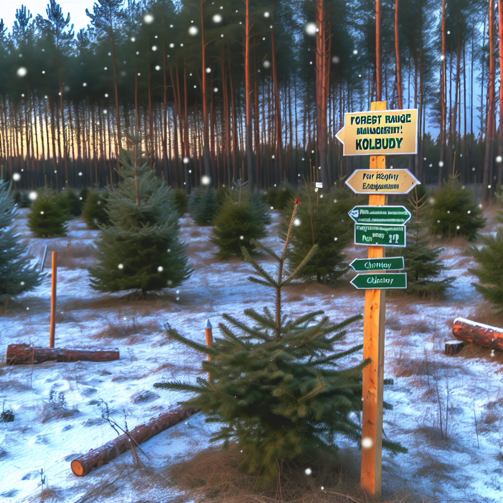 sprzedaż choinek nadleśnictwo kolbudy