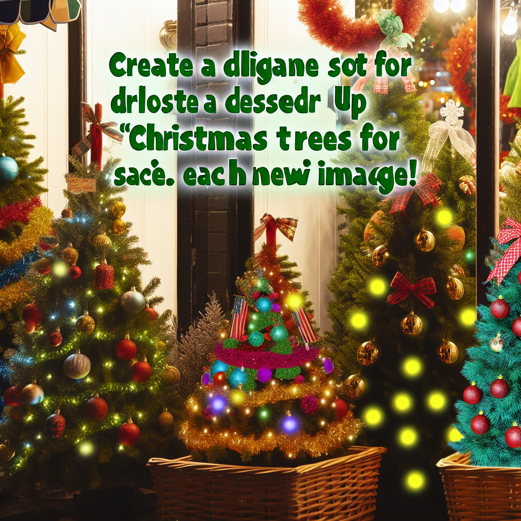 ubrane choinki na sprzedaż